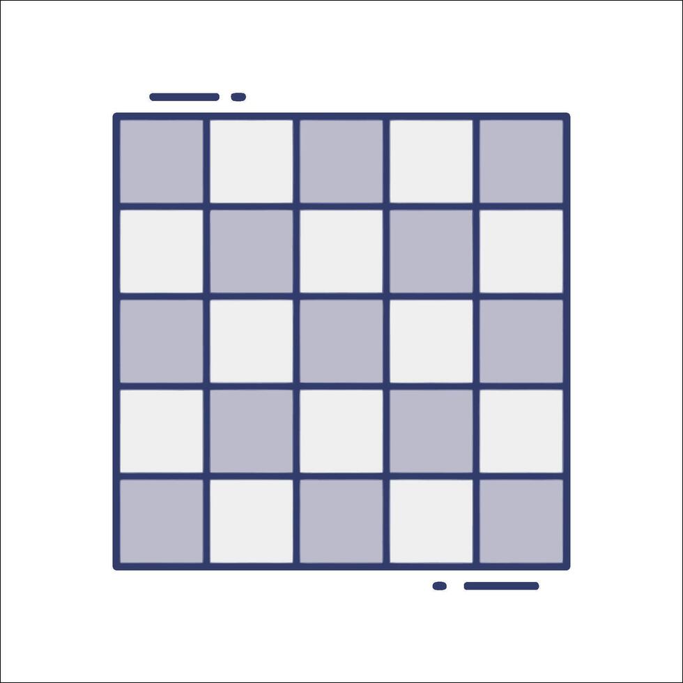 A square with squares on it, with a white background vector