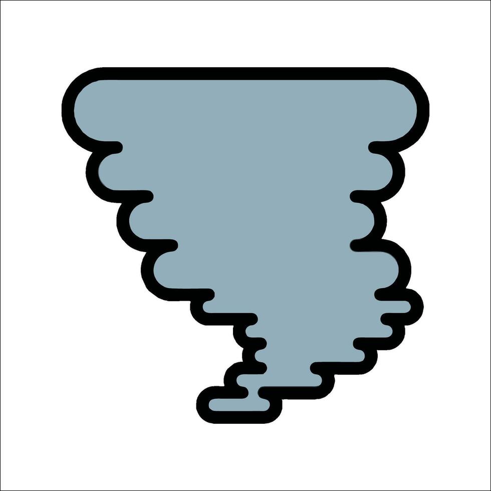 Tornado icon illustration vector