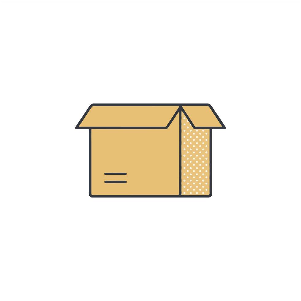 A box icon on a white background vector