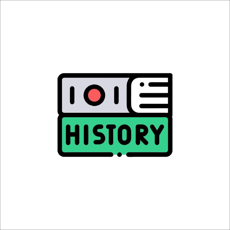 History logo design vector