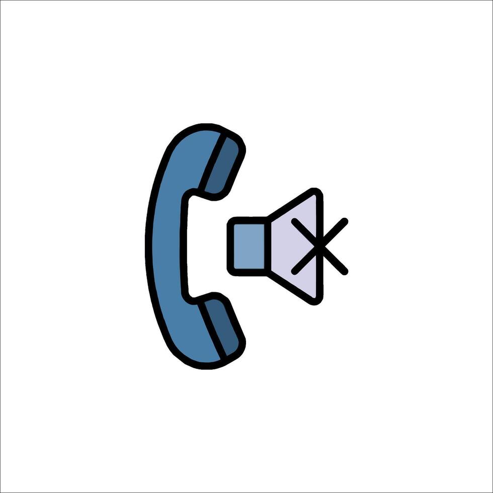 Phone icon with a phone on a white background vector