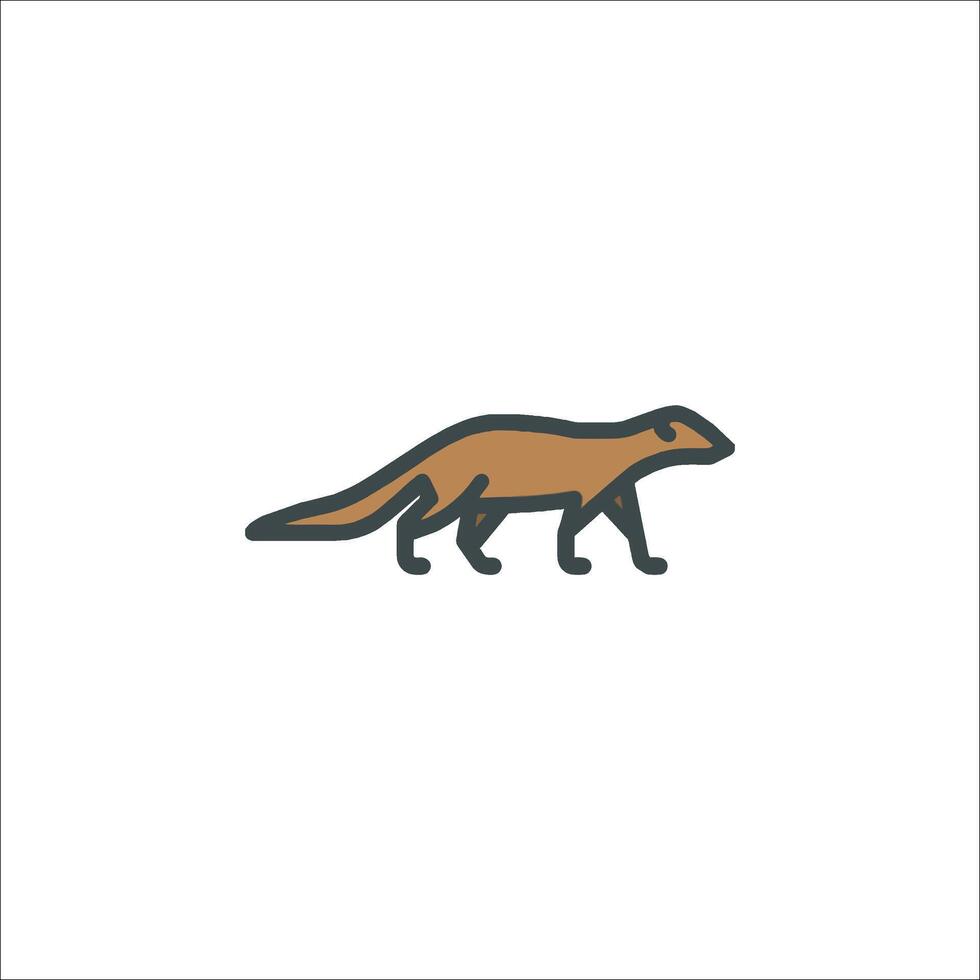 An animal icon on a white background vector