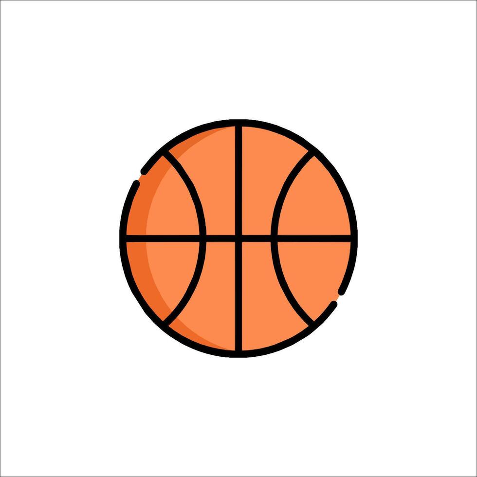 Basketball icon illustration vector