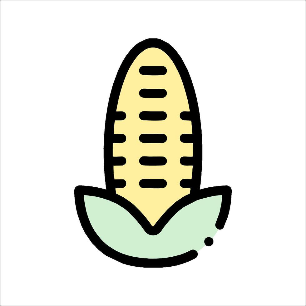 Corn icon, illustration vector
