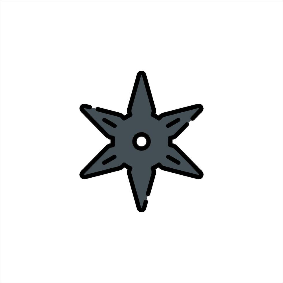 A star shaped icon on a white background vector
