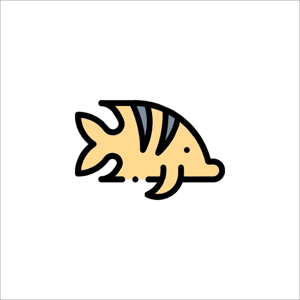 Fish icon illustration vector