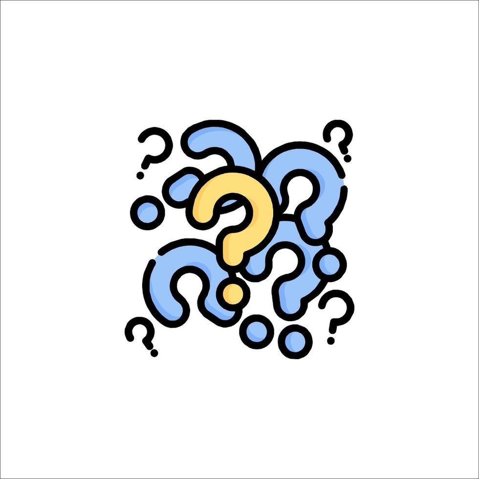 Question mark icon illustration vector