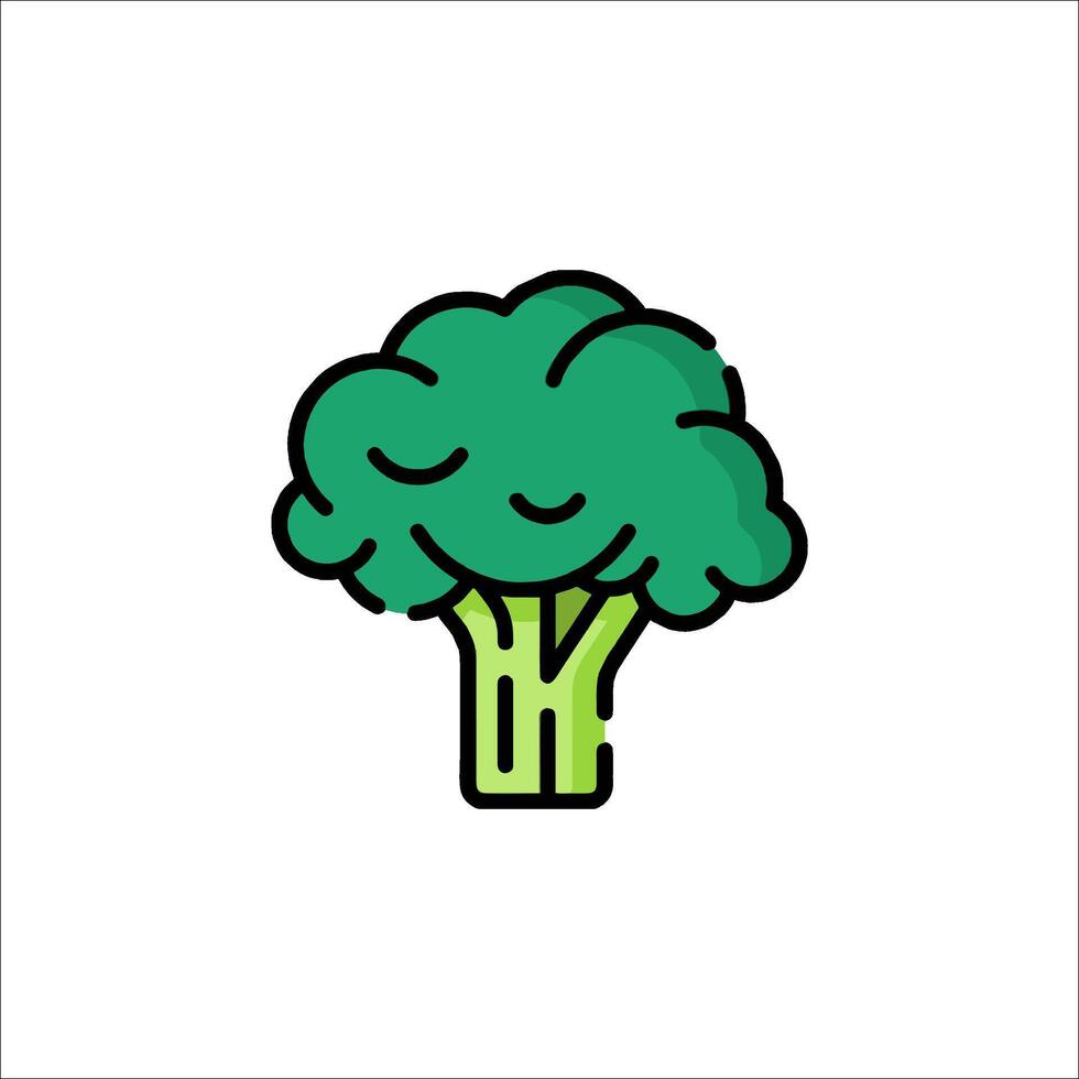 Broccoli icon illustration vector