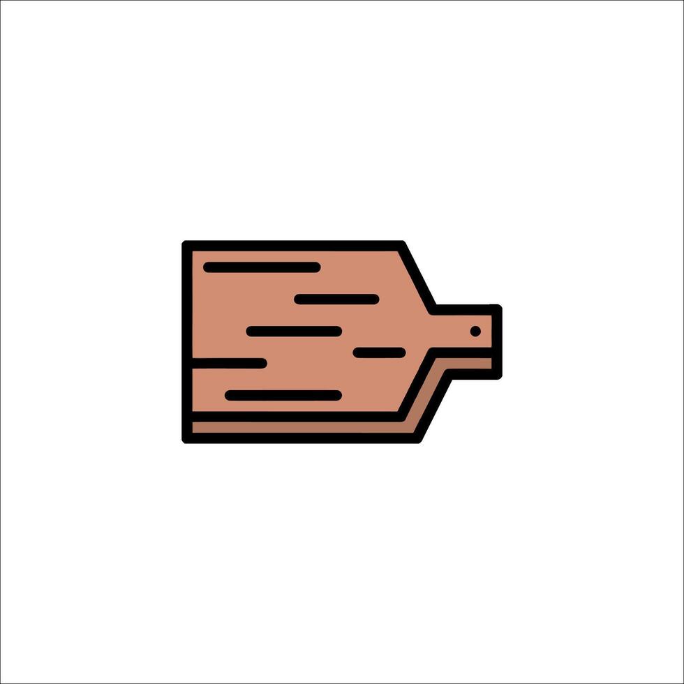 A wooden sign with a wooden handle on it vector