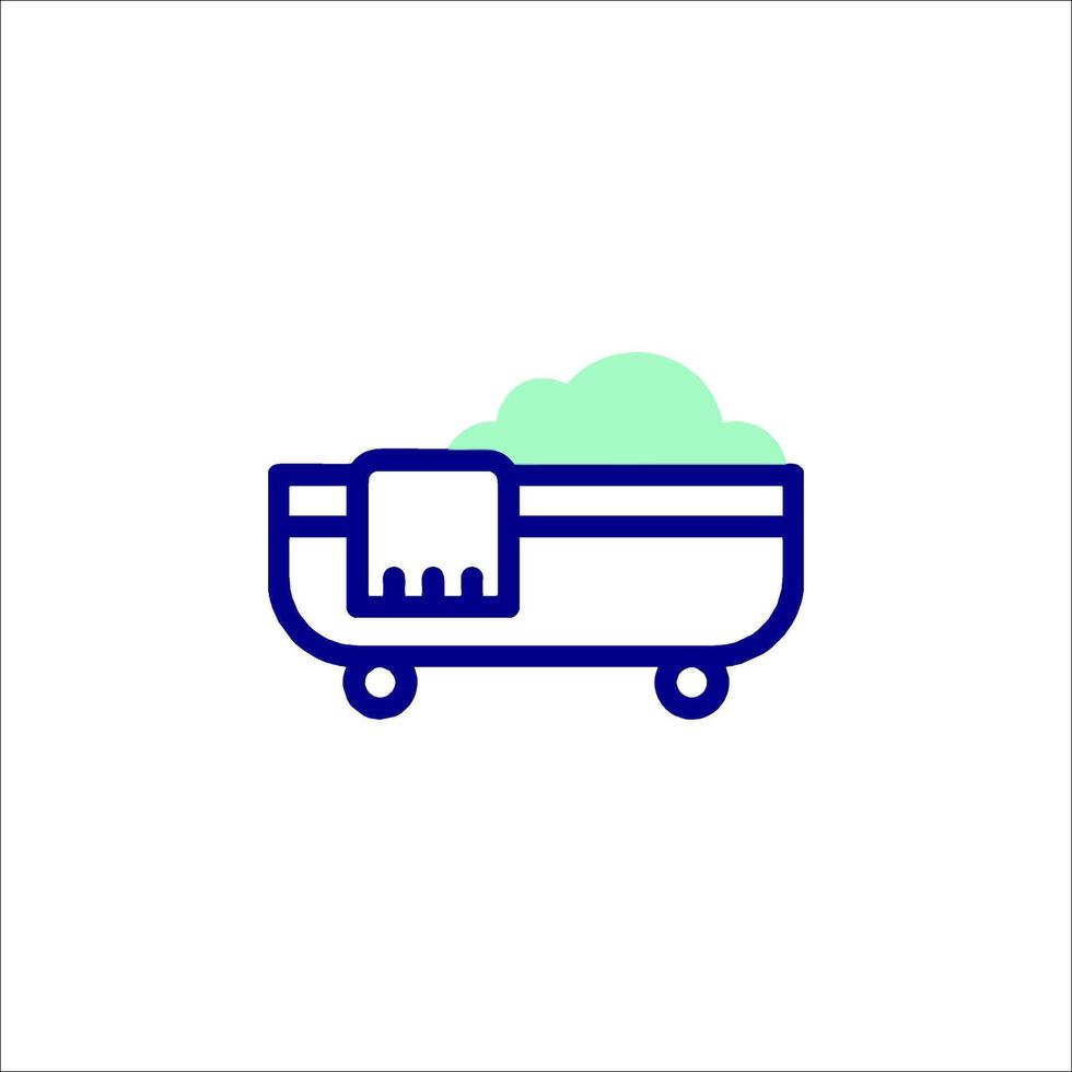 Bathroom icon, illustration vector