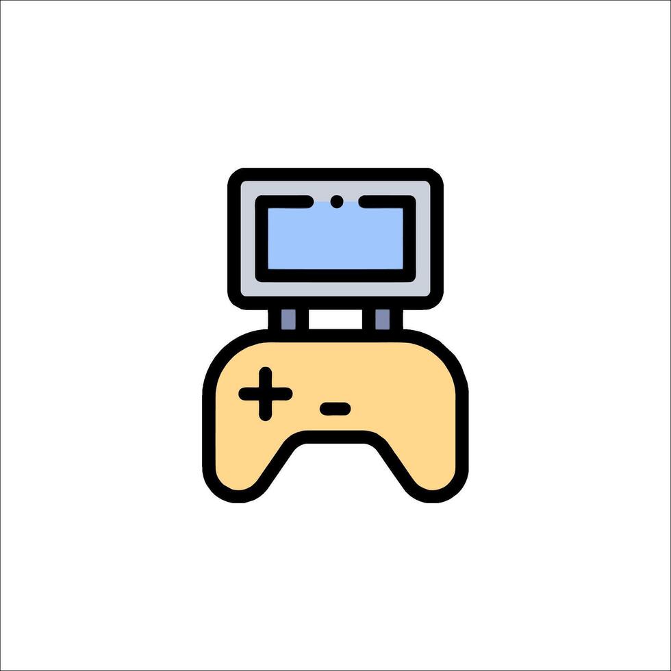 A game controller icon on a white background vector