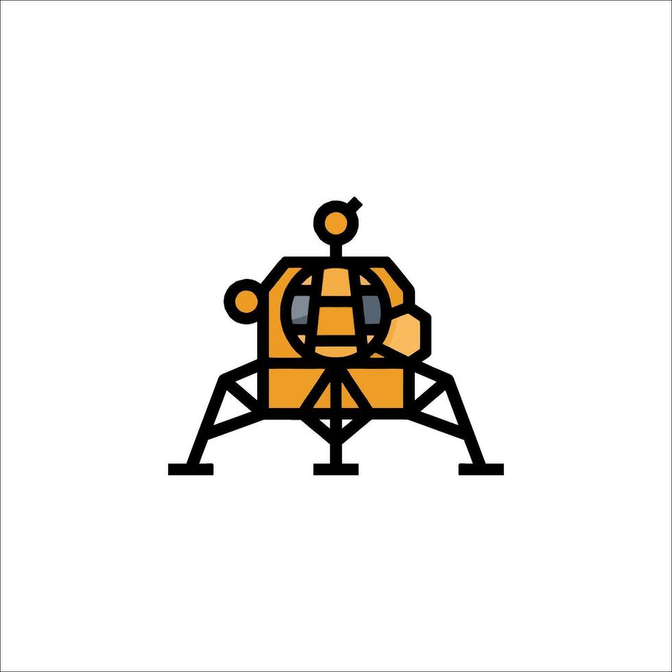 The logo for a space mission vector