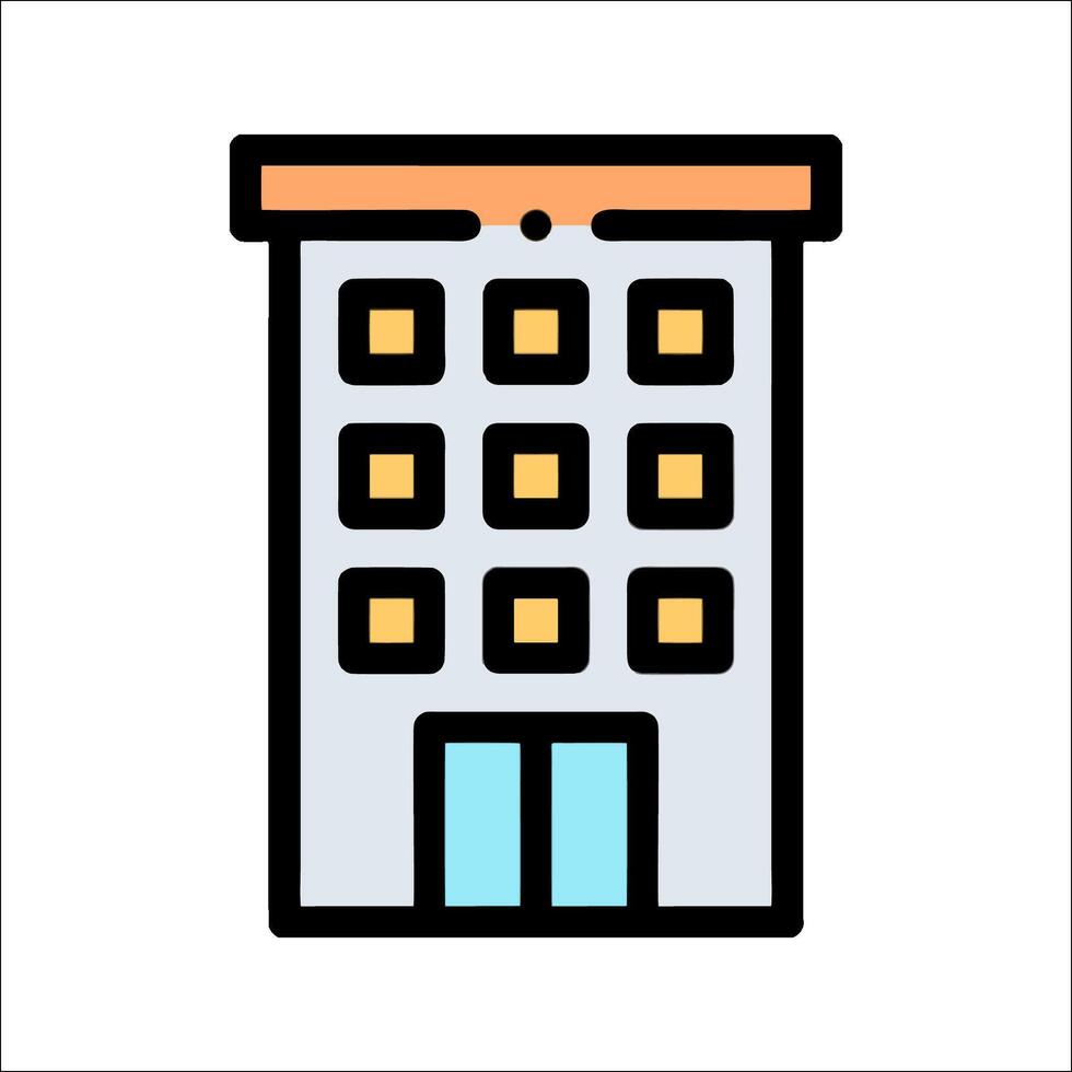 Building icon illustration vector