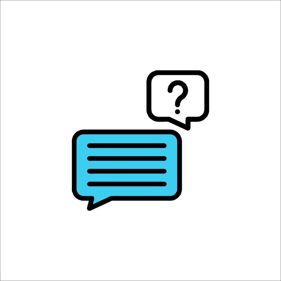 Question mark icon illustration vector