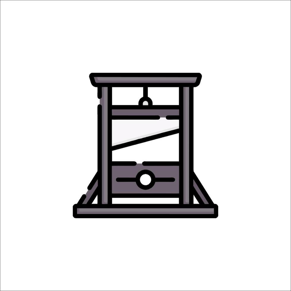 A black and white illustration of a machine vector