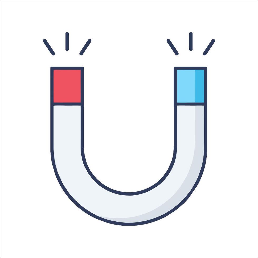 Magnet icon illustration vector