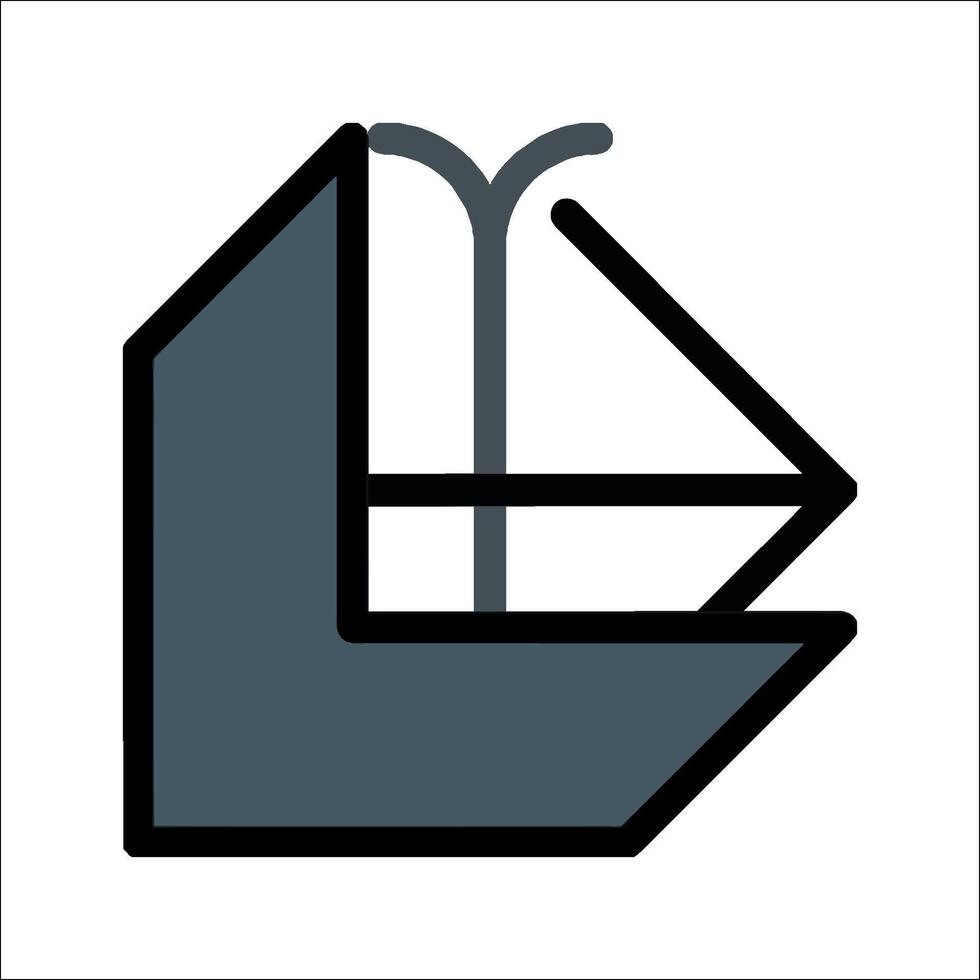 A black and white icon of a boat vector