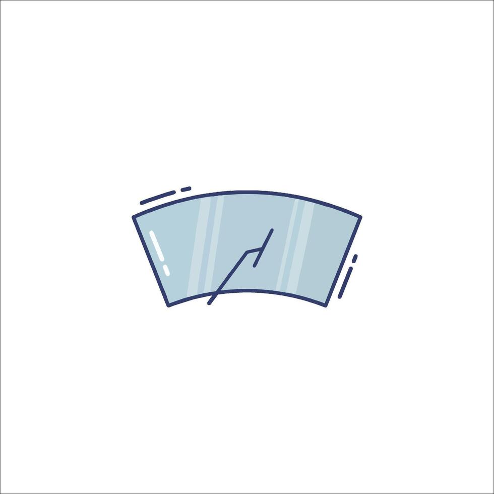 A car speedometer icon on a white background vector