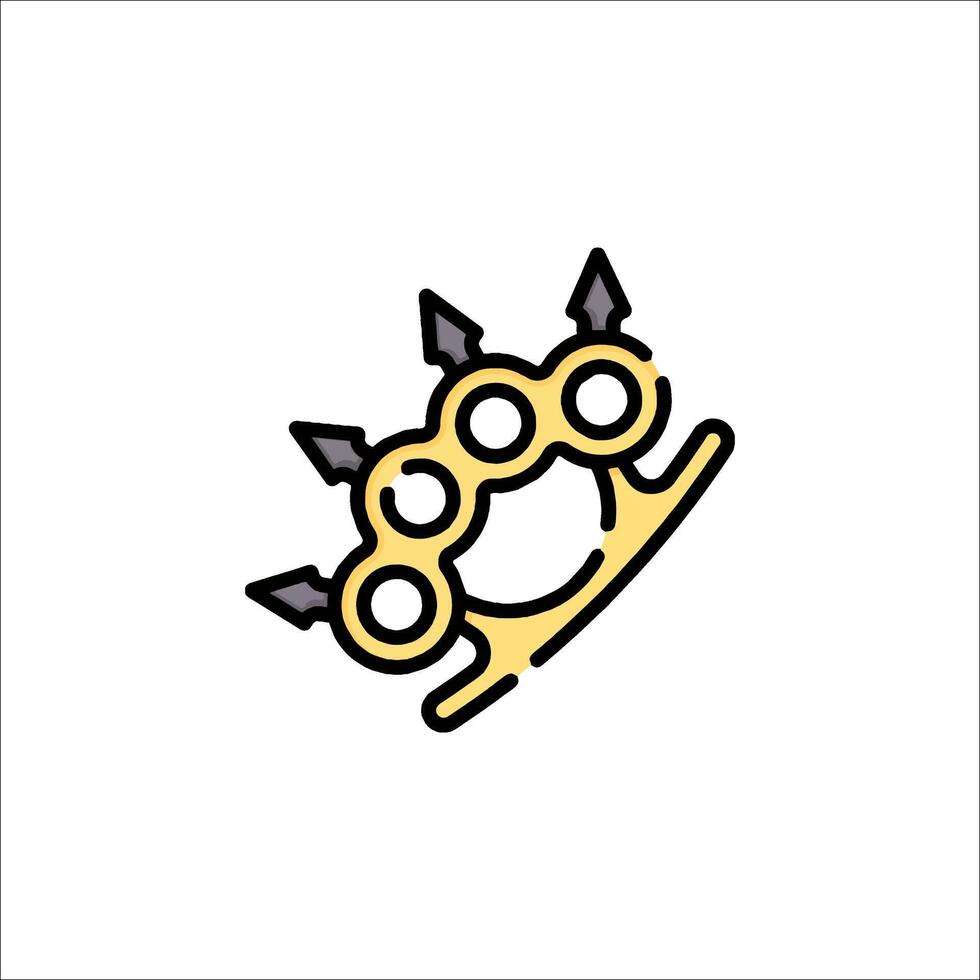 A fist with two knuckles on it vector