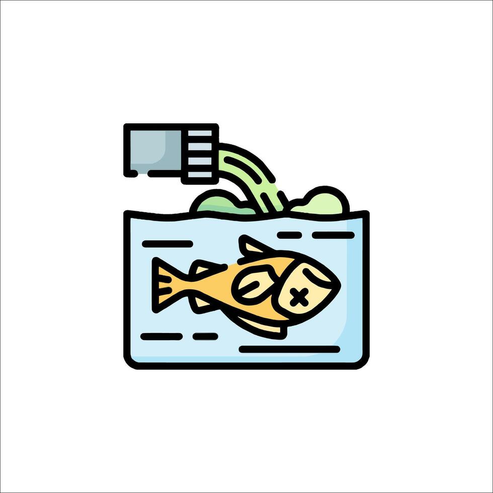 Fish in a bowl with a fish tank and a fish tank vector