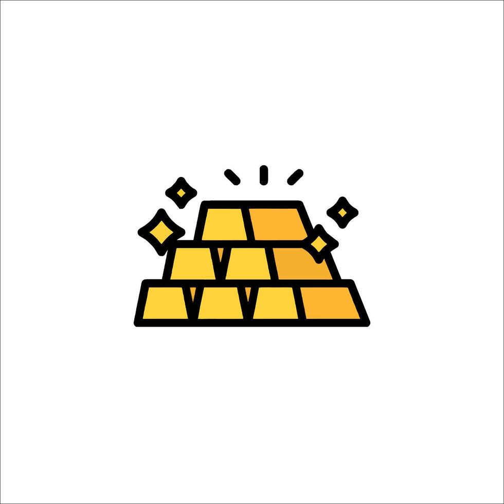 Gold icon illustration vector