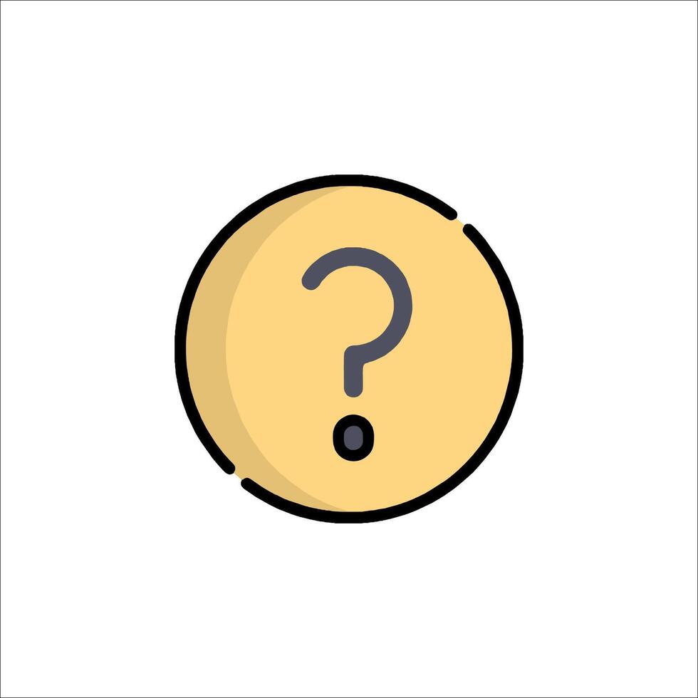 Question mark icon illustration vector