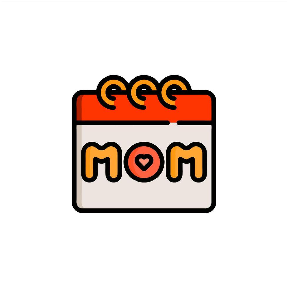 Mom day icon illustration vector