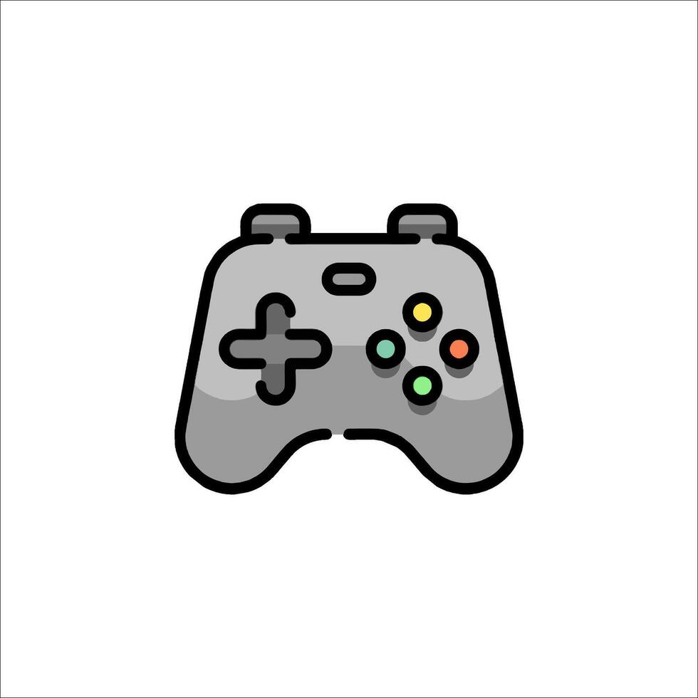 A game controller icon on a white background vector