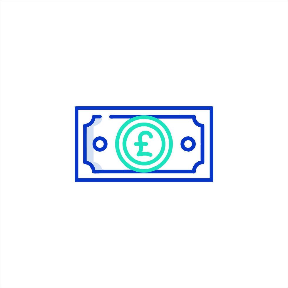 Money icon, line icon, illustration vector