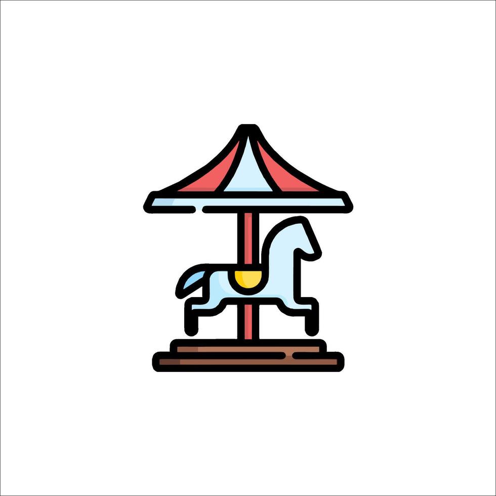 Carousel icon illustration vector