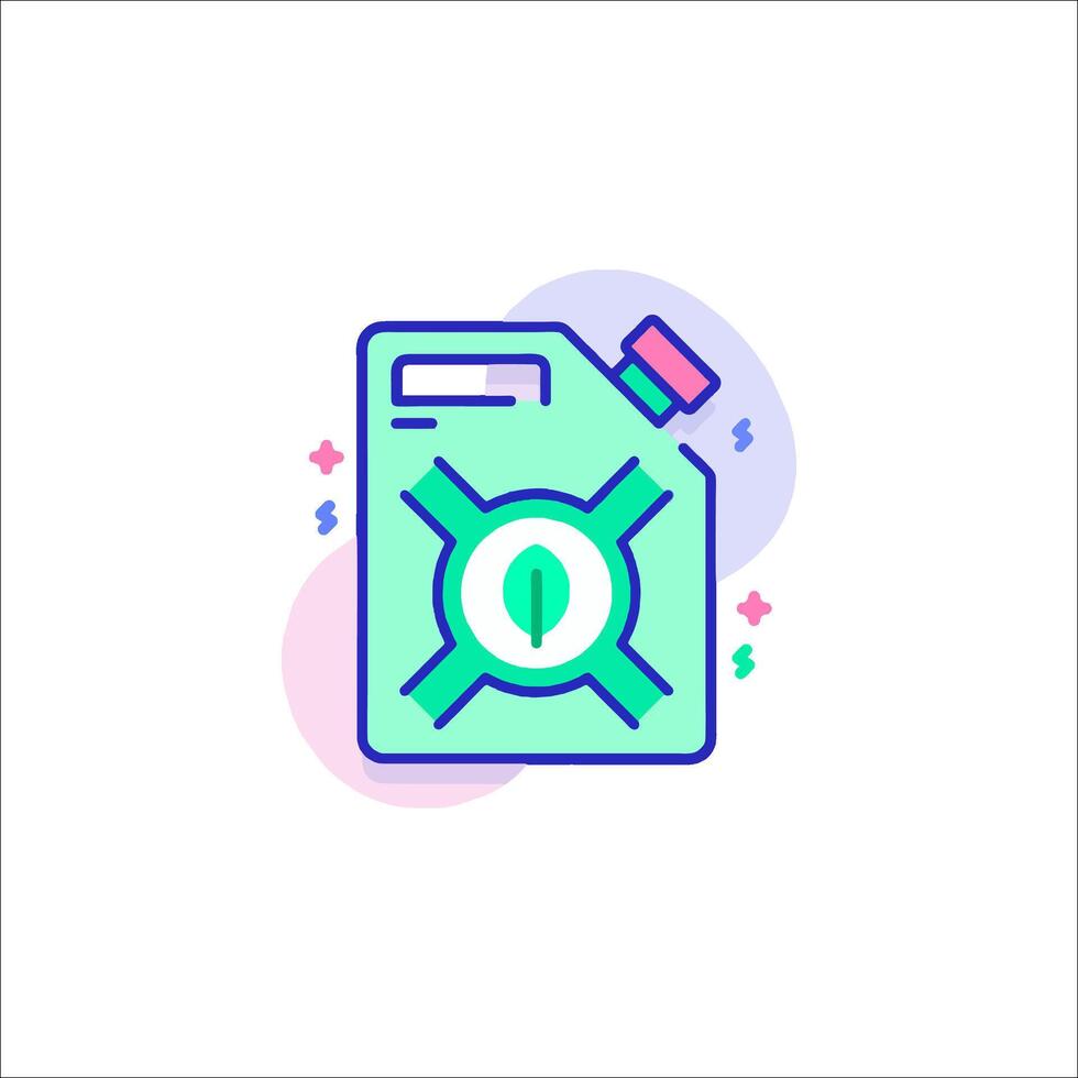 A file icon with a green leaf on it vector