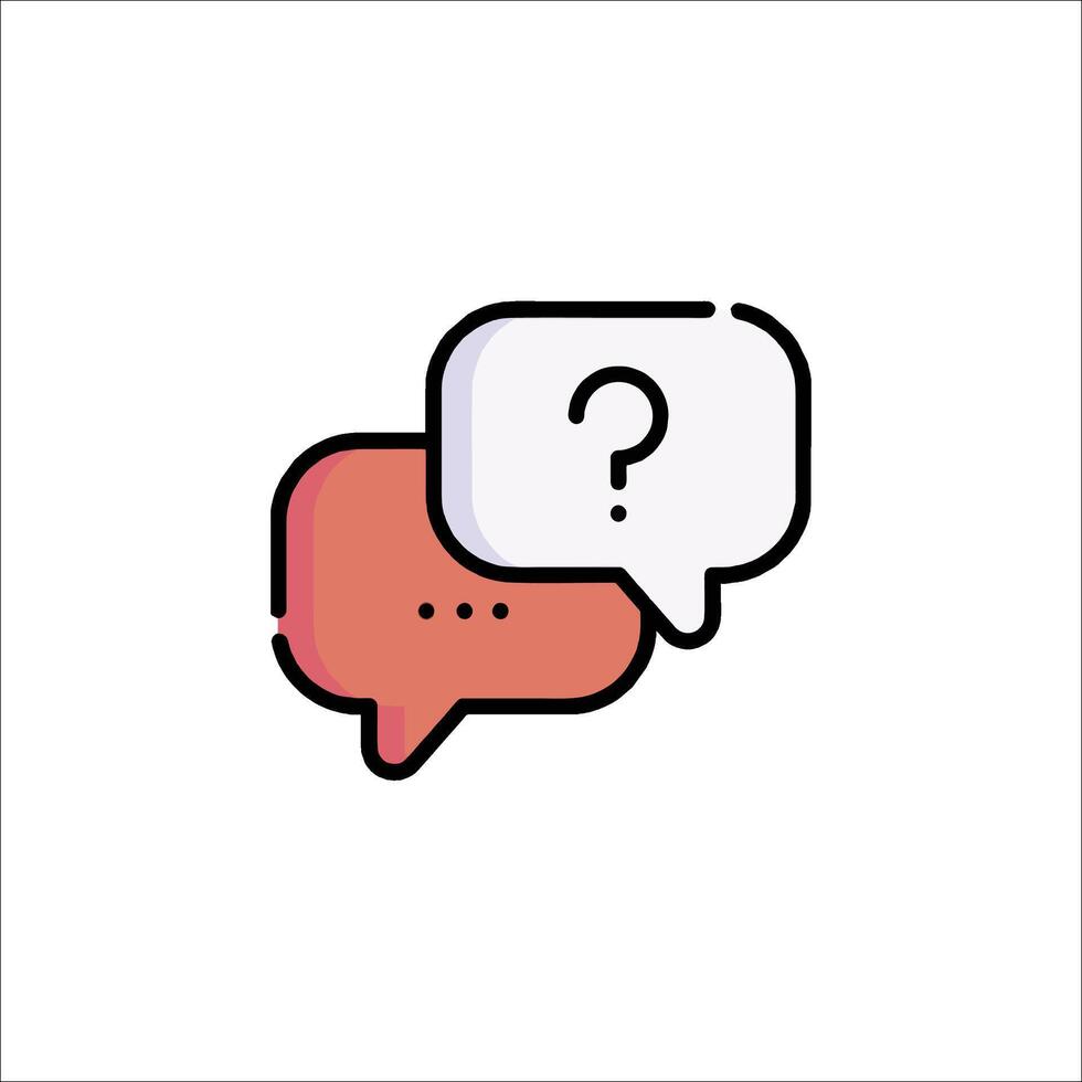Question mark icon illustration vector