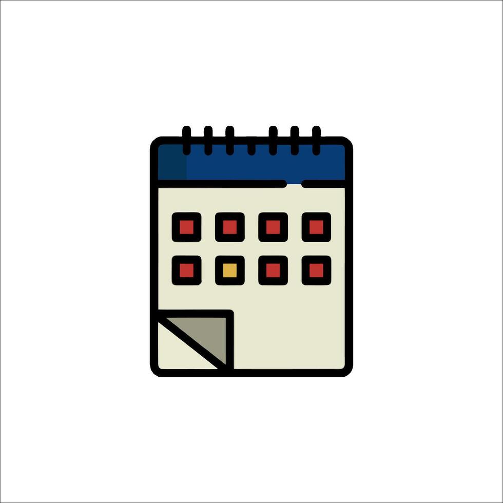 Calendar icon illustration vector
