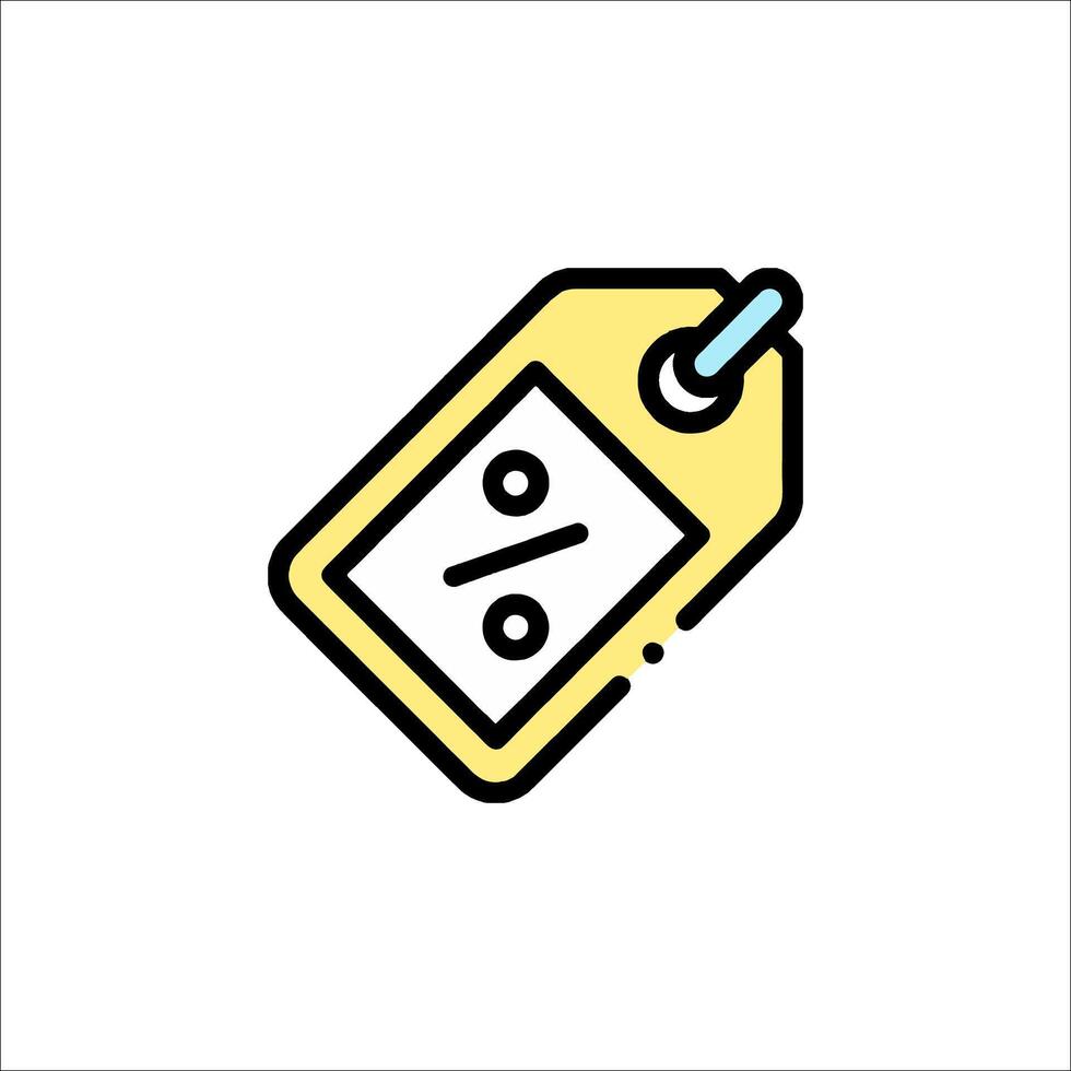 Sale price tag icon illustration vector