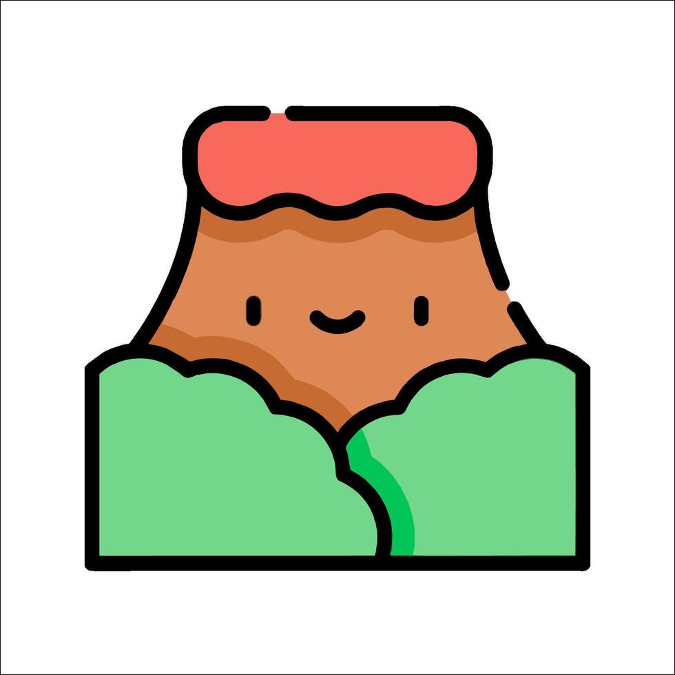 A cartoon character with a hat and a green shirt vector