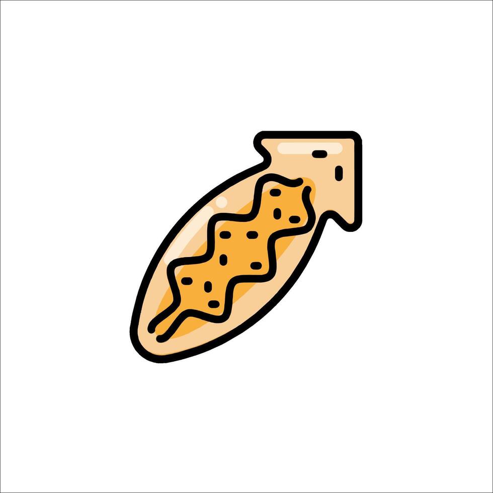 A bomb icon on a white background vector