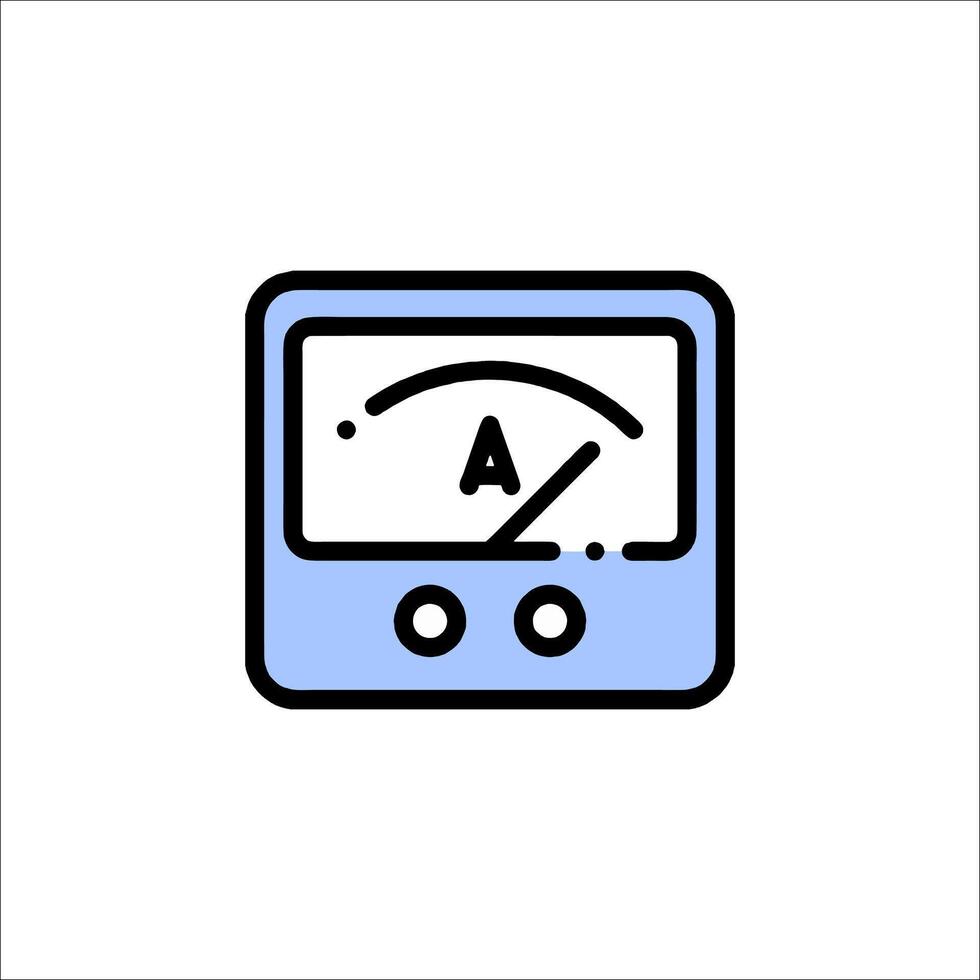 An icon of a meter on a white background vector