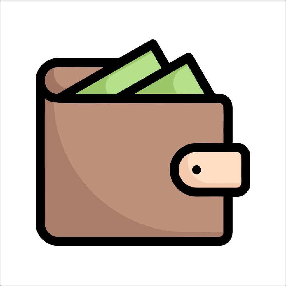 Wallet icon illustration vector