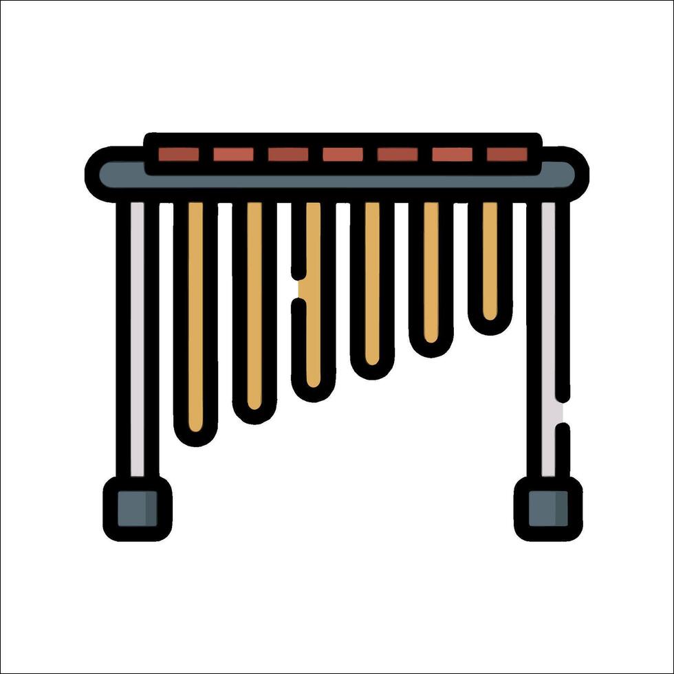 A musical instrument icon on a white background vector