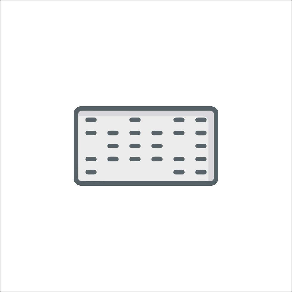 A keyboard icon on a white background vector
