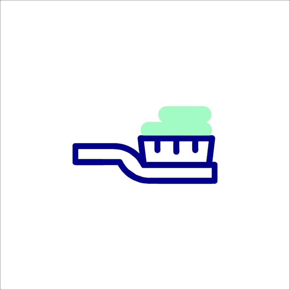 Toothbrush icon illustration vector