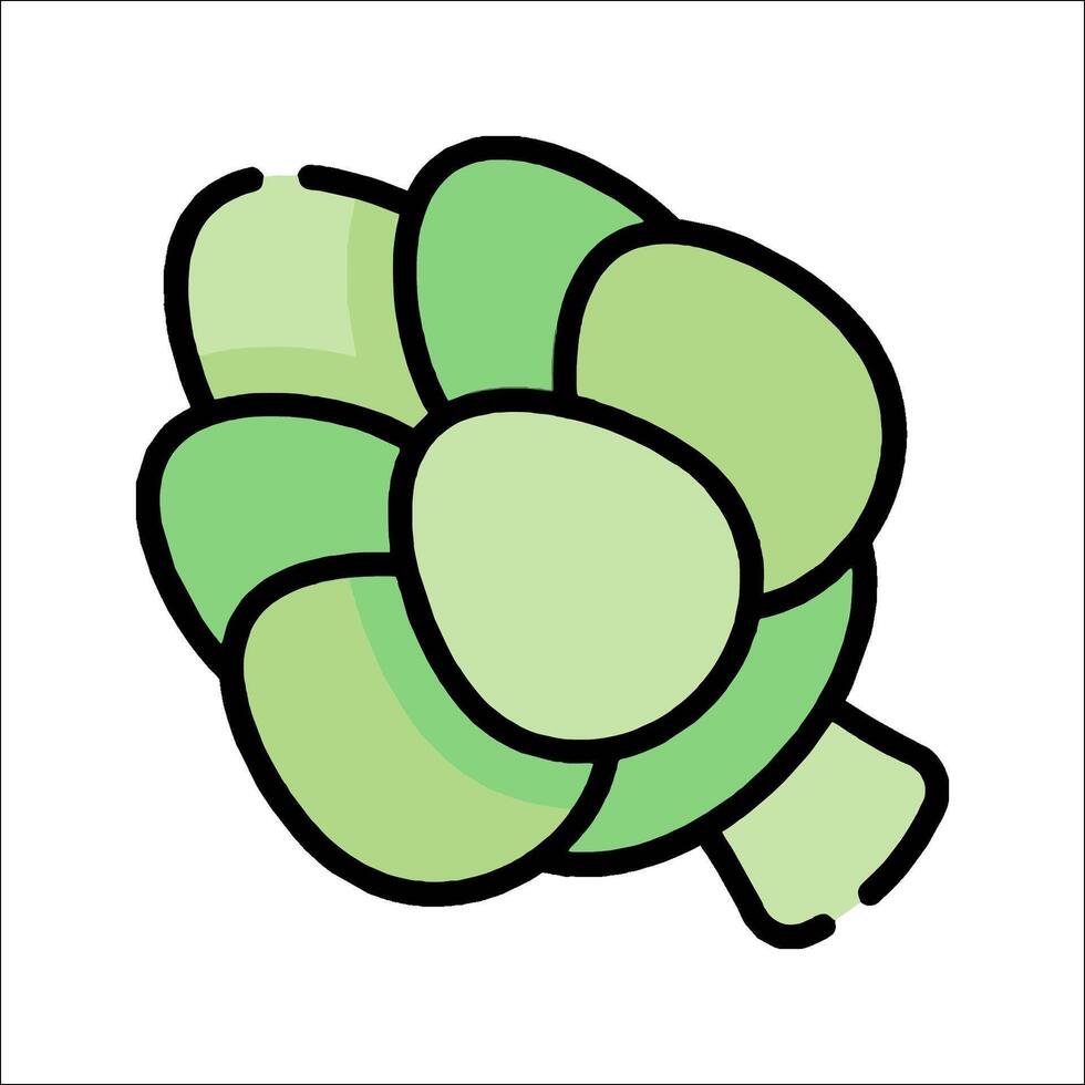 Artichoke icon illustration vector