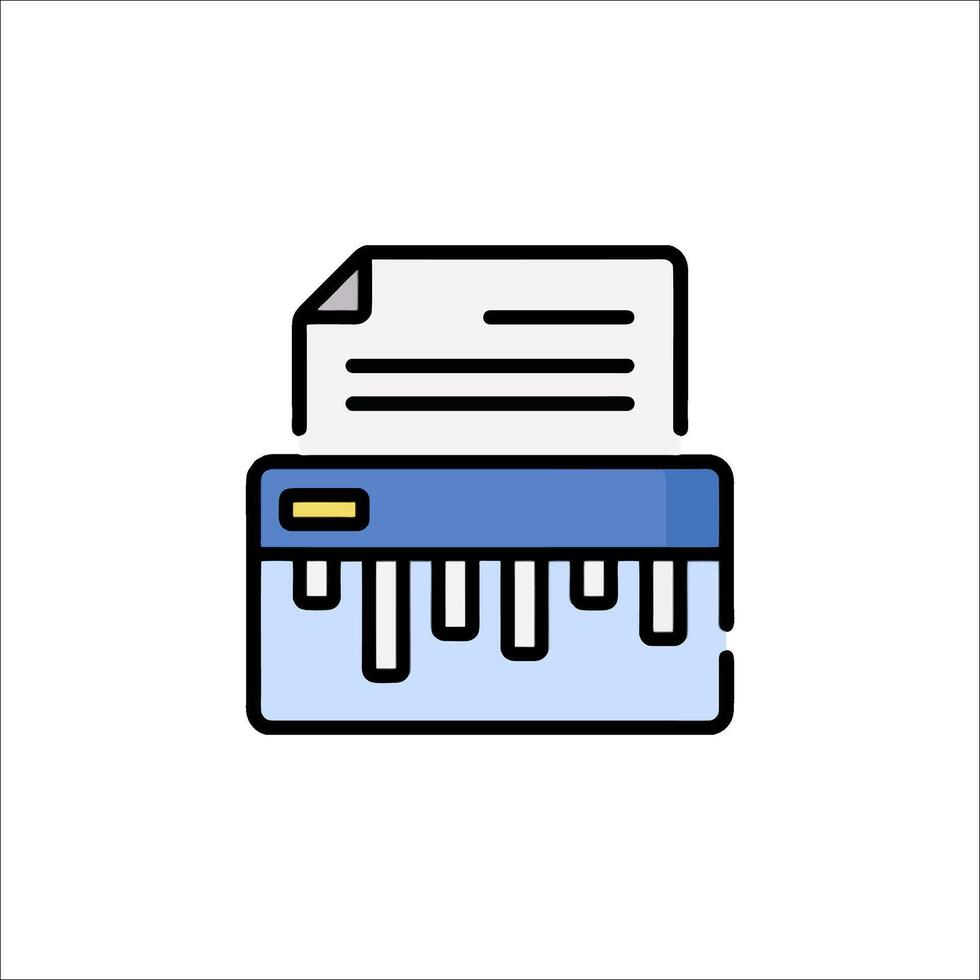 A printer icon on a white background vector