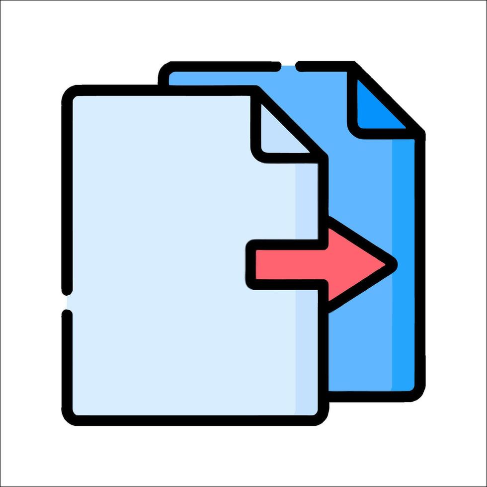 File transfer icon illustration vector