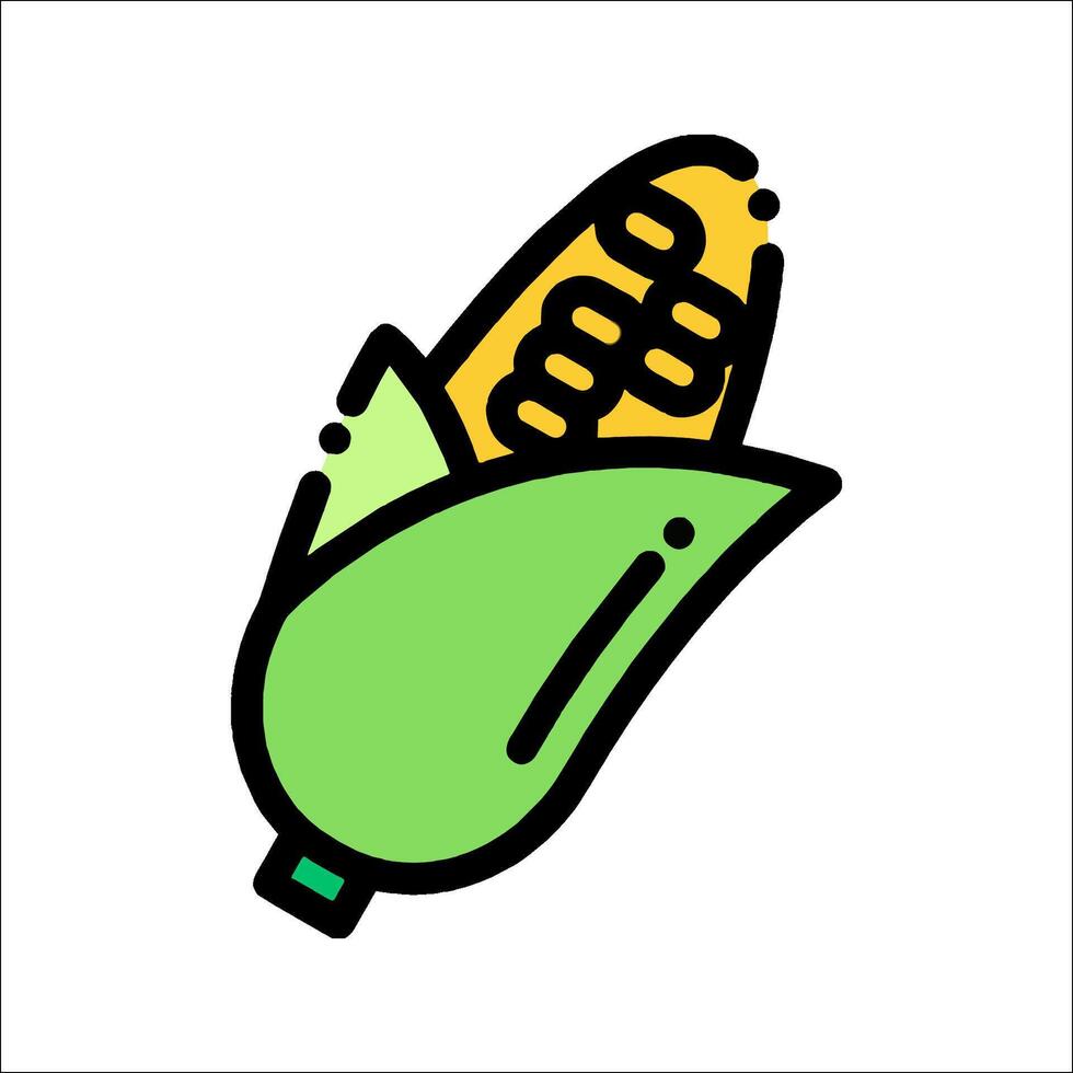 Corn icon illustration vector