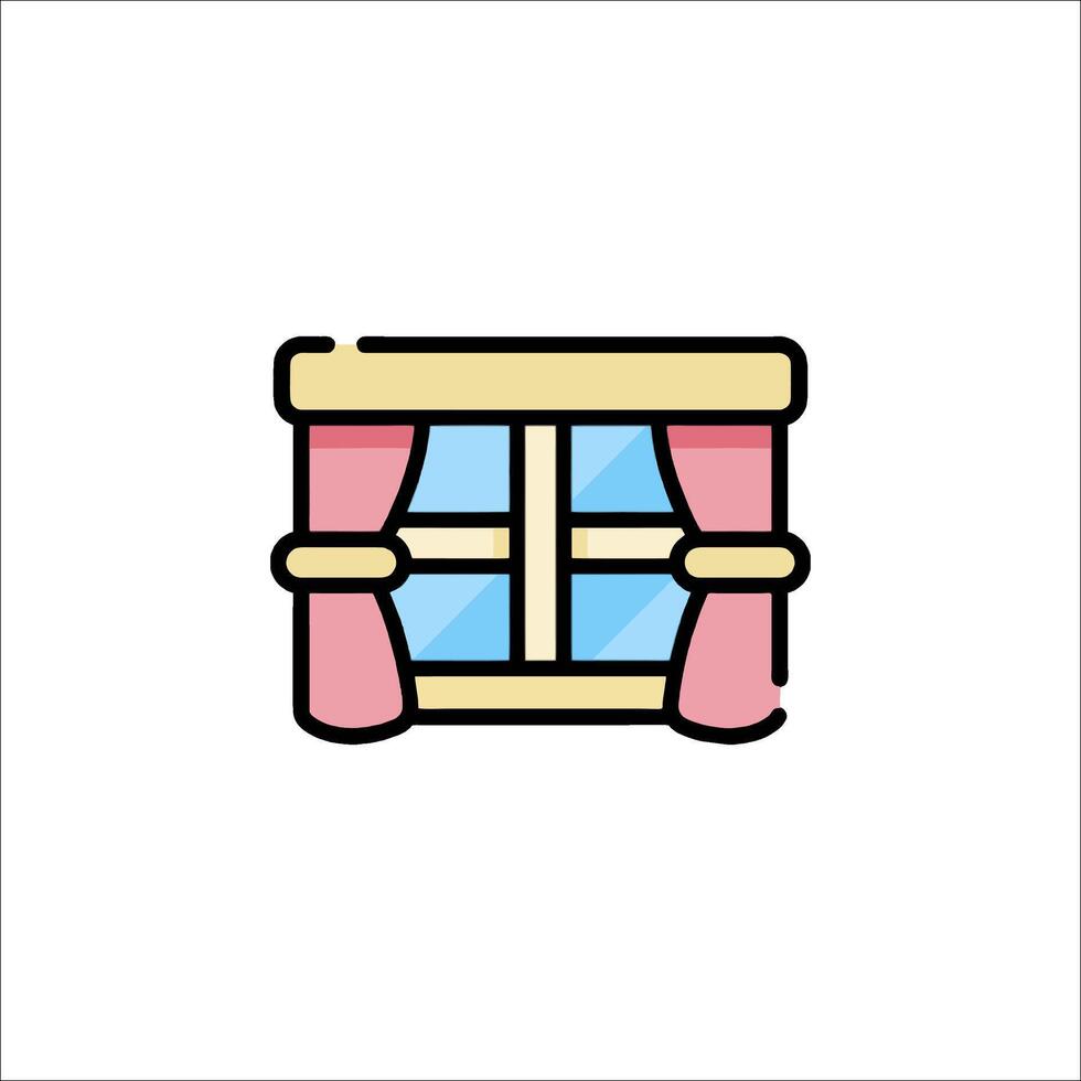 Window icon illustration vector