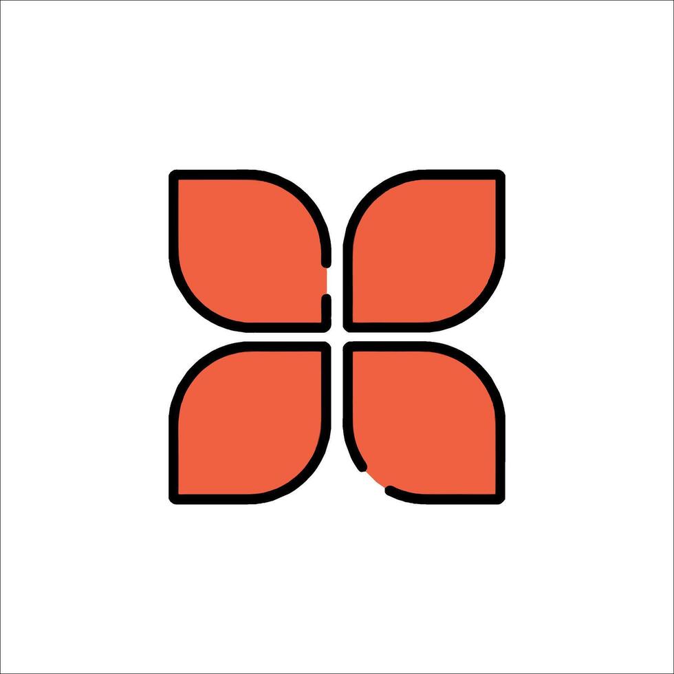 A logo for a company that makes flower arrangements vector