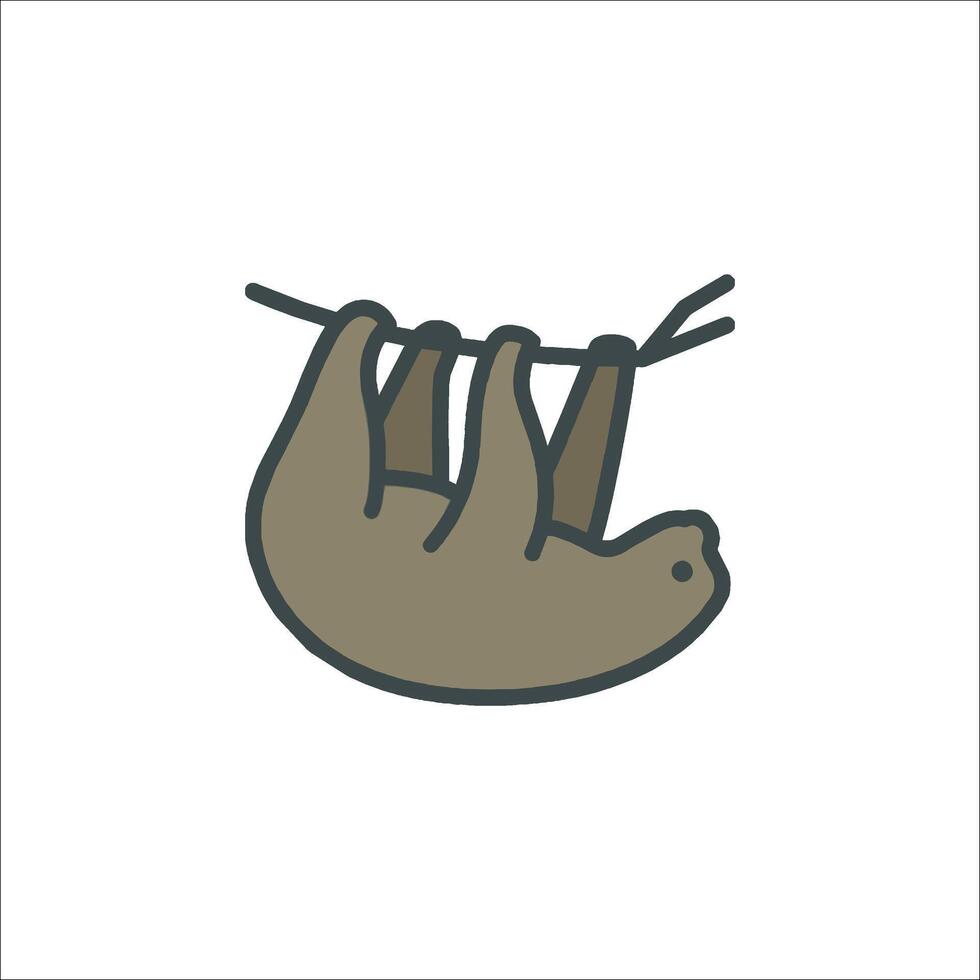 Sloth icon illustration vector