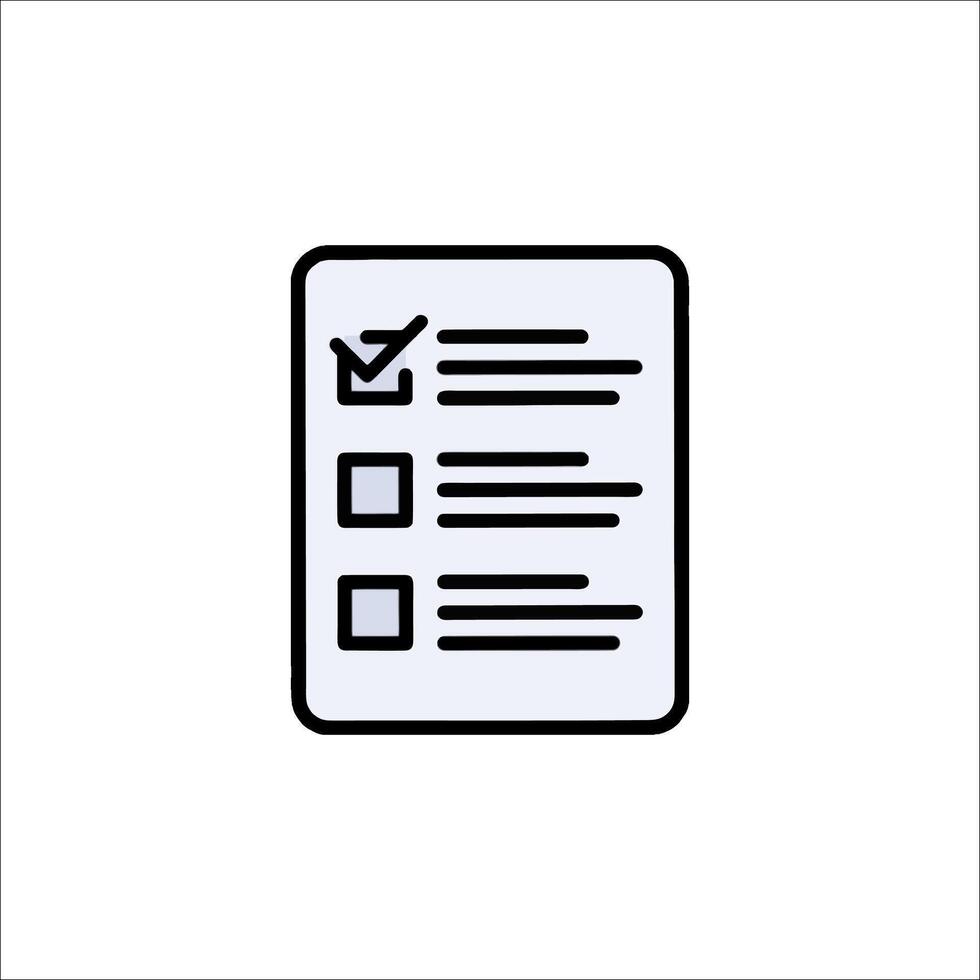 Checklist icon illustration vector