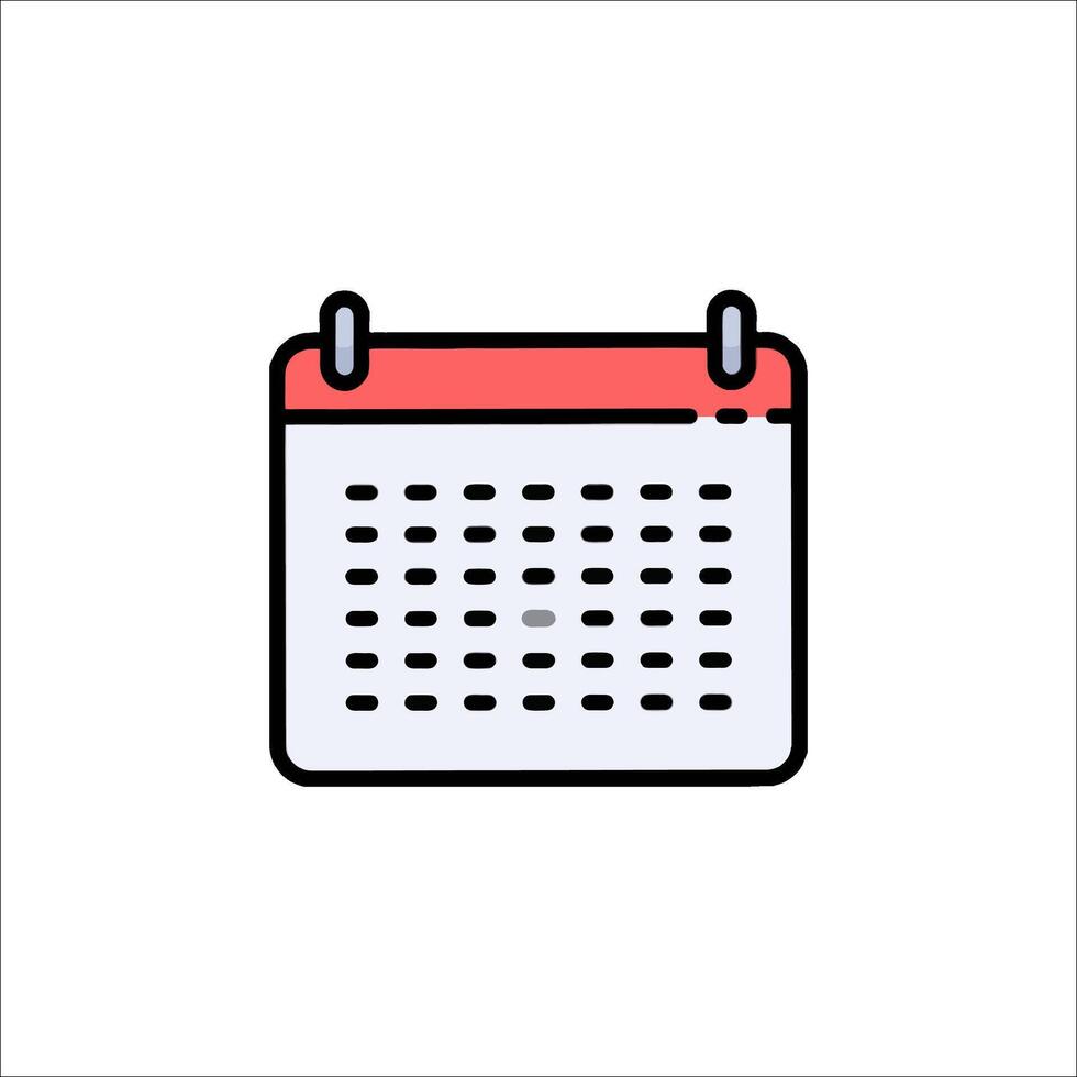 Calendar icon illustration vector